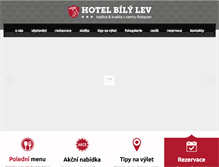 Tablet Screenshot of bilylev.rokycany.cz